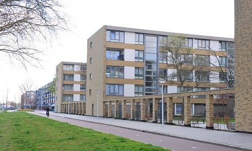 foto van een flat in Zaanstad